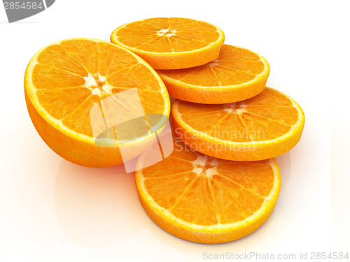 Image of half oranges