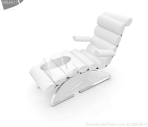 Image of Comfortable white Sun Bed