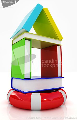 Image of Books house on lifeline