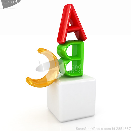 Image of alphabet and blocks