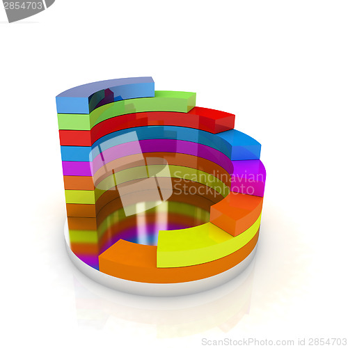 Image of Abstract colorful structure