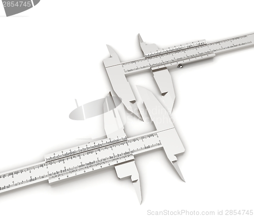 Image of Calipers on a white background