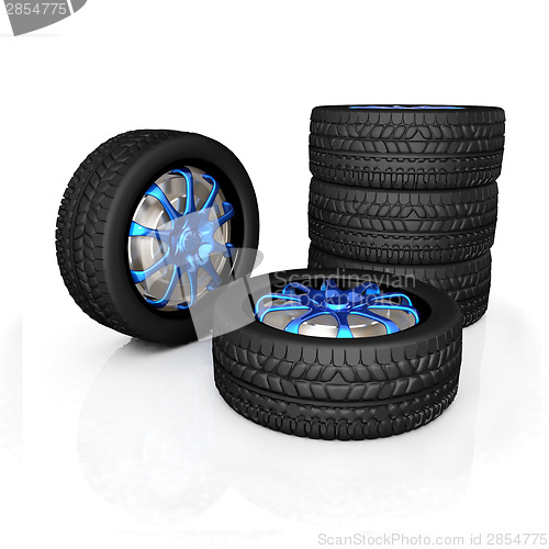 Image of car wheel