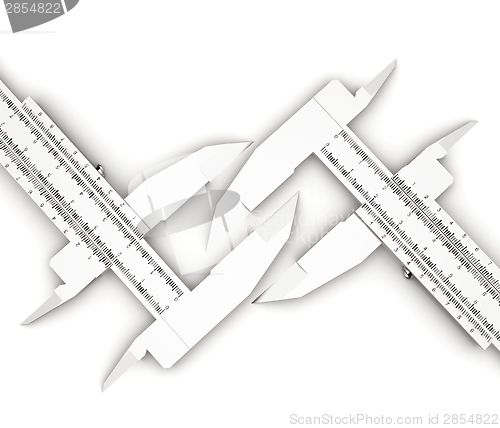 Image of Calipers on a white background