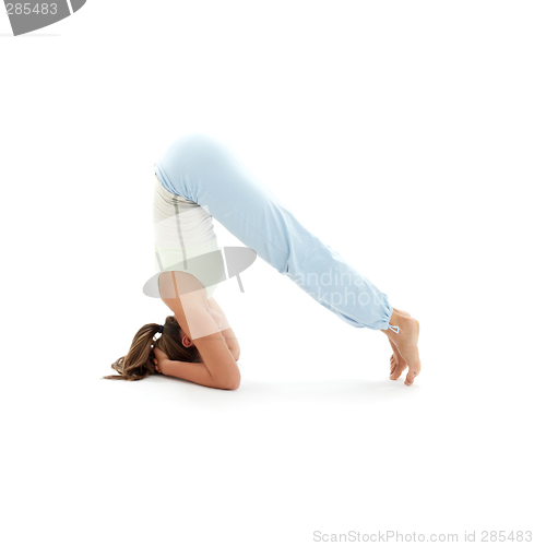 Image of salamba sirsasana supported headstand #4