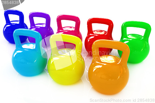 Image of Colorful weights 