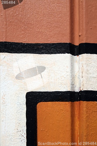 Image of Detail of abstract painting