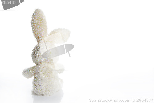 Image of Sitting stuffed bunny