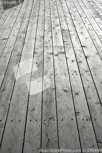 Image of Nailed wooden flooring