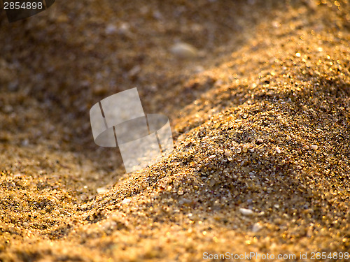 Image of Close-up of sand on the beach