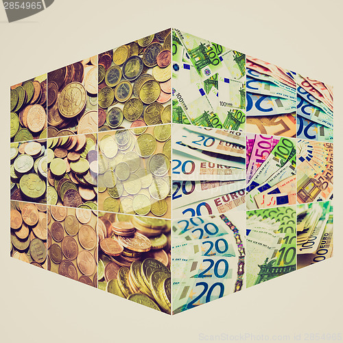 Image of Retro look Money collage