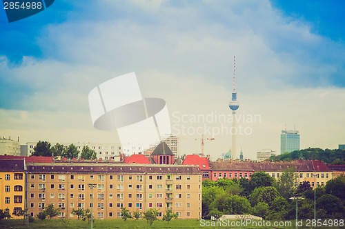 Image of Retro look Berlin Germany