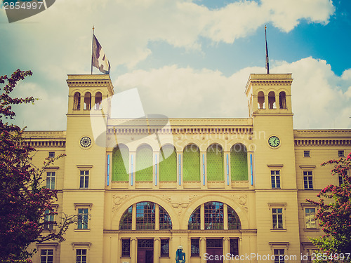 Image of Retro look Hamburger Bahnhof