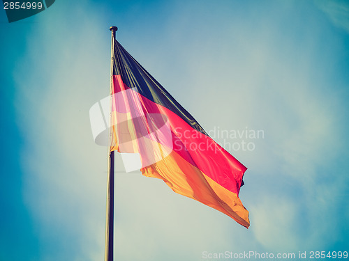 Image of Retro look German flag