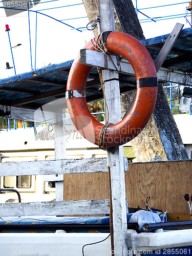 Image of Lifebelt at the harbour