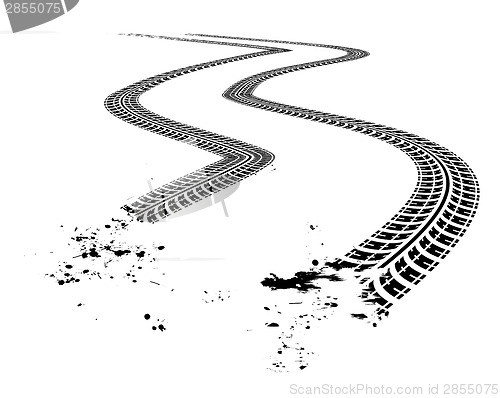 Image of Tire tracks