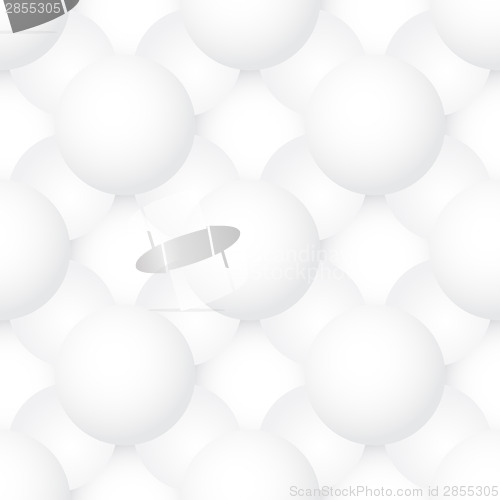 Image of Seamless pattern - volume geometric texture with spheres