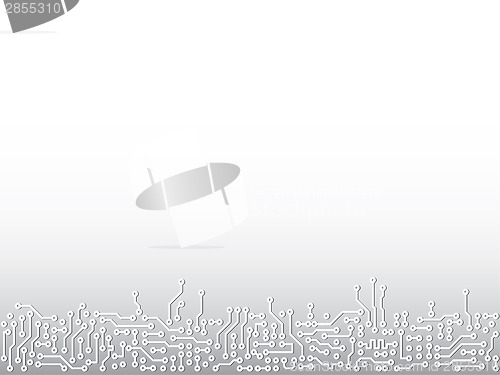 Image of Abstract background with electronic paths