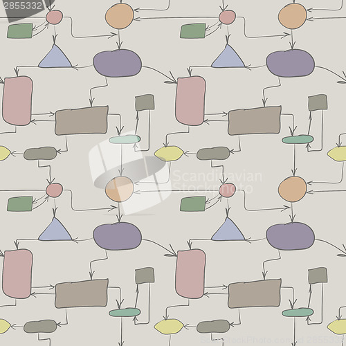 Image of Simple scheme for presentation - abstract seamless pattern