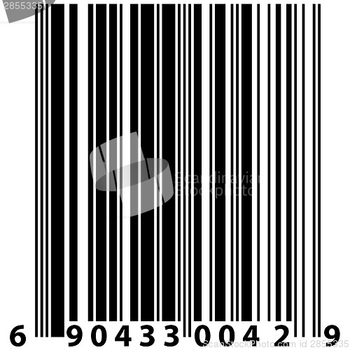 Image of Barcode label - element for design