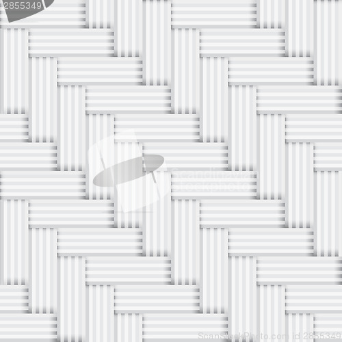 Image of Seamless square white and black pattern - vintage parquet backgr