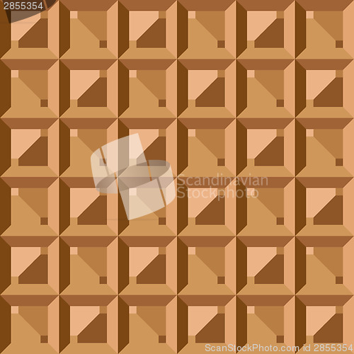 Image of Seamless pattern - geometric vintage square texture. Polygonal b