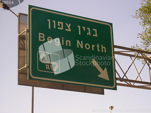 Image of Sign in Jerusalem