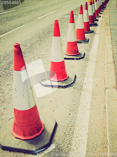 Image of Retro look Traffic cone