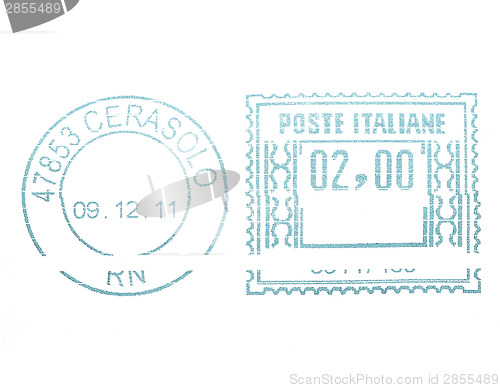 Image of Postage meter stamp