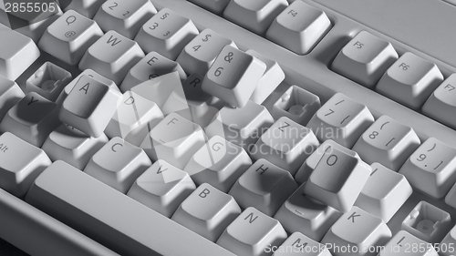 Image of broken computer keyboard