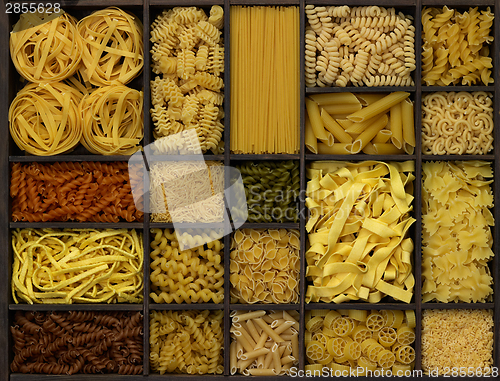 Image of various noodles