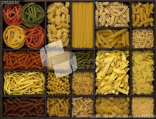 Image of various noodles