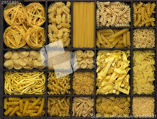 Image of various noodles