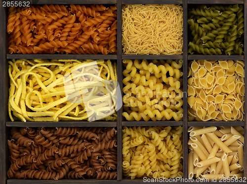 Image of various noodles