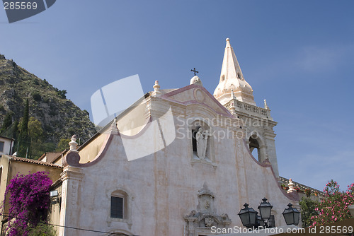 Image of old church taormina