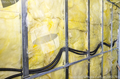 Image of Heat isolation with mineral wool