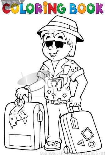 Image of Coloring book travel thematics 1