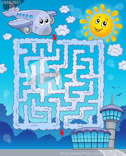 Image of Maze 2 with airplane