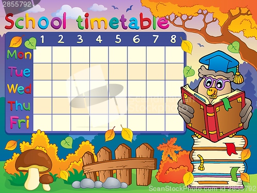 Image of School timetable composition 2