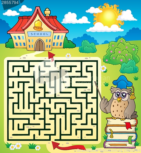 Image of Maze 3 with owl teacher