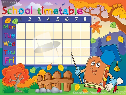 Image of School timetable composition 3