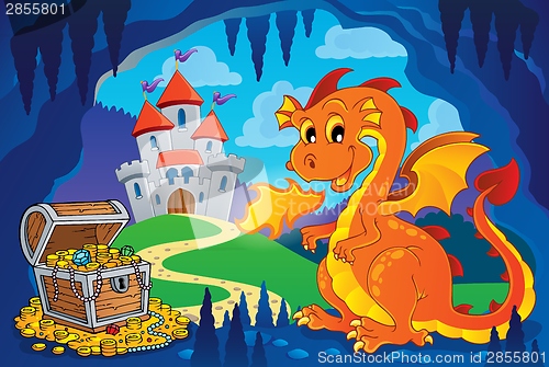 Image of Fairy tale image with dragon 7