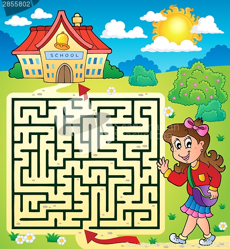 Image of Maze 3 with schoolgirl