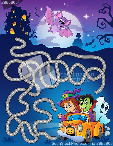 Image of Maze 7 with Halloween theme