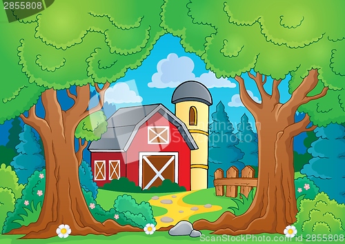 Image of Tree theme with farm 3