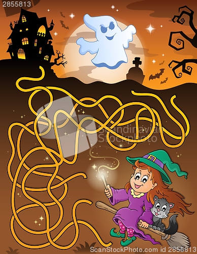 Image of Maze 6 with Halloween theme