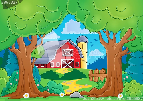 Image of Tree theme with farm 4