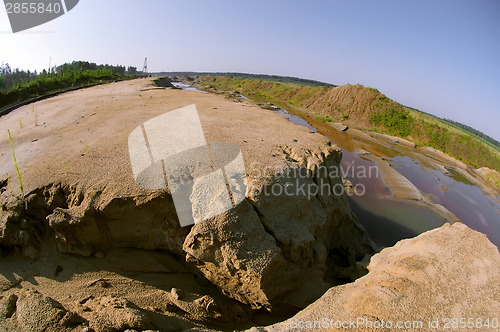 Image of Sand ravine and valley