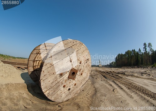 Image of Electric wooden drum