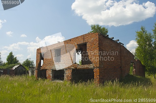 Image of Abandoned damaged house